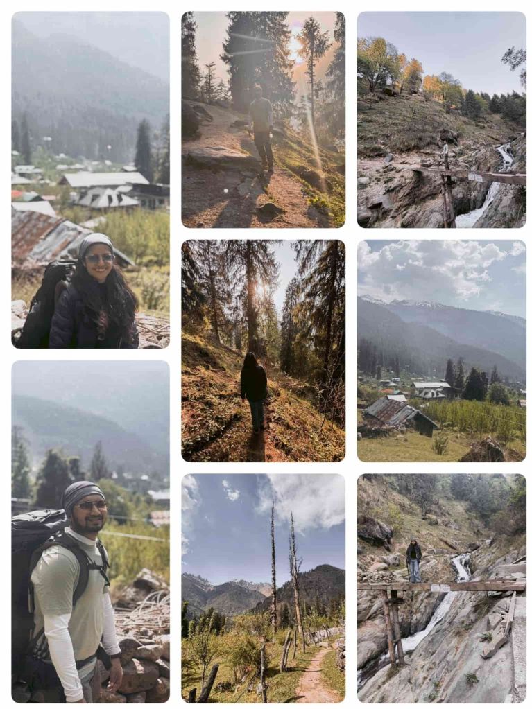 Kalga village(kasol)- kheerganga trail, chulag waterfall, 